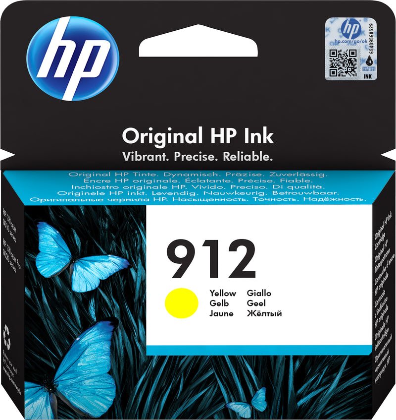 HP Tinteiro Original 912 Amarelo