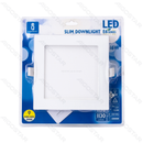 E6 LED  MONTAGEM EM SUPERFICIE QUADRADO 16W AMARELA