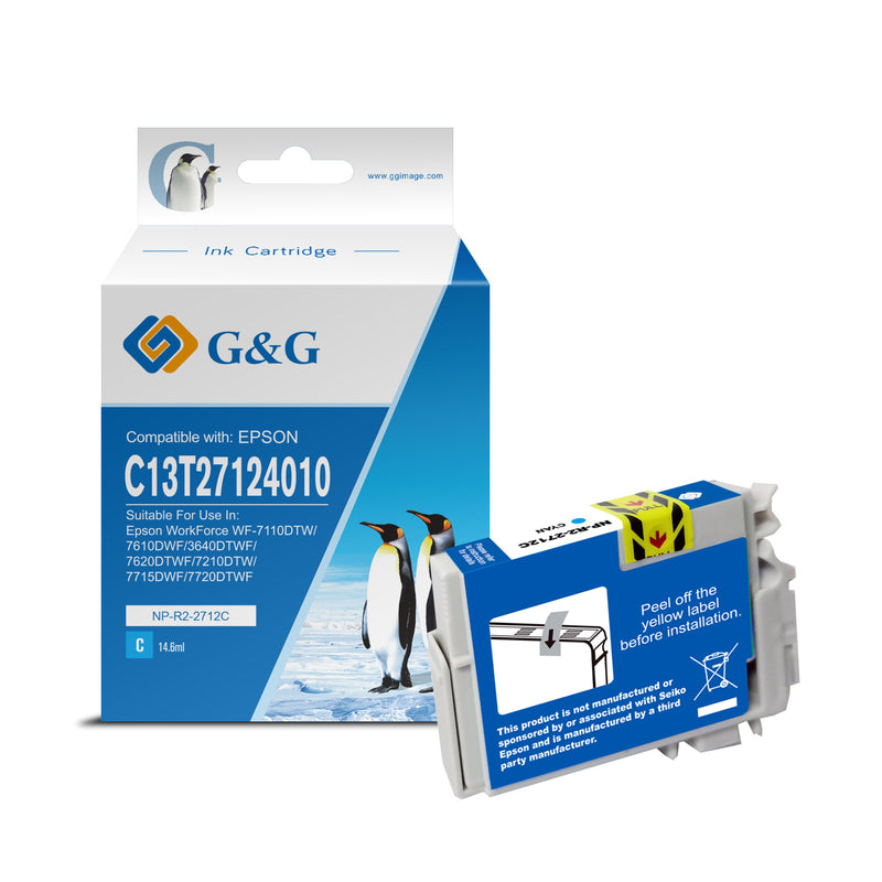 G&G EPSON T2712T2702 (27XL) CYAN CARTUCHO DE TINTA GENERICO - REE