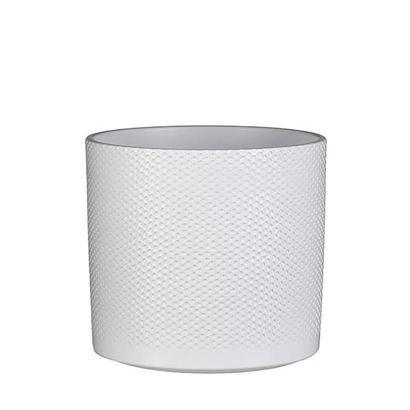 VASO DE CERÂMICA ERA COR BRANCO Ø23X21,5CM