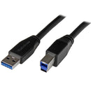 StarTech.com USB3SAB5M cabo USB 5 m USB 3.2 Gen 1 (3.1 Gen 1) USB