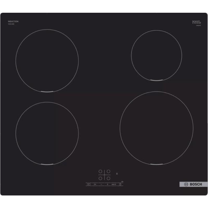 Bosch Serie 4 PUE611BB5E placa Preto Embutido 60 cm Placa com zon