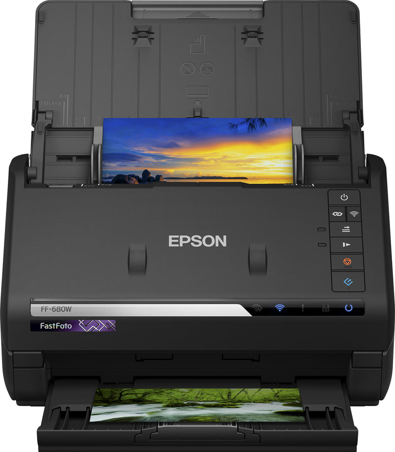 Epson FastFoto FF-680W Scanner com alimentação por folhas 600 x 6