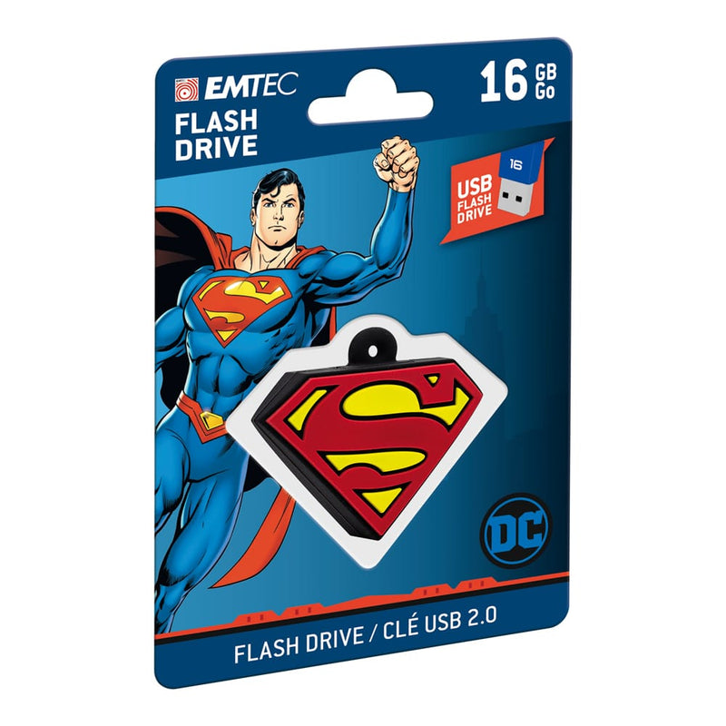 PEN DRIVE EMTEC COLECTOR DC SUPERMAN 16GB USB 2.0