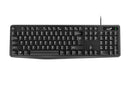 TECLADO KB-117 BLACK USB