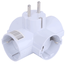 ADAPTADOR ALEMÃO DE 4 VIAS 16A BRANCO
