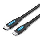Vention COVBD cabo USB 0,5 m USB 2.0 Micro-USB B USB C Preto