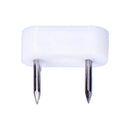 PACK 6 UNID. LIMITADOR ARMÁRIO 2 PONTAS 7X18MM BRANCO EDM