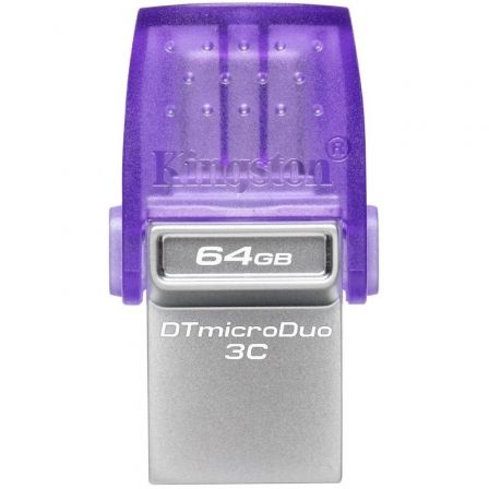 PEN DRIVE KINGSTON 64GB DATATRAVELER MICRODUO 3C USB 3.2  DUAL-TY