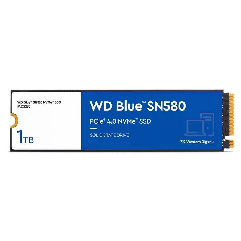 SSD M.2 PCIE 4.0 NVME WD 1TB BLUE SN580-4150R4150W-600K750K IOPS