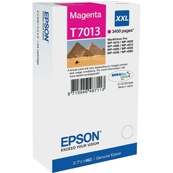 Epson Série WP4000/4500 Tinteiro XXL Magenta C13T7013 3,4k