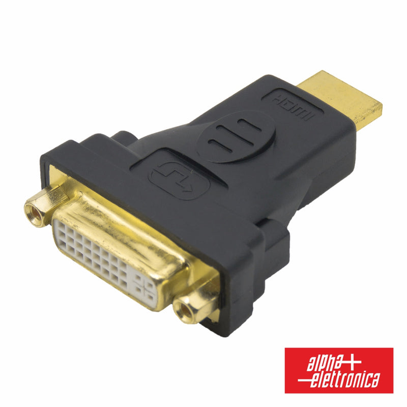 FICHA ADAPTADORA DVI-I DUAL LINK FÊMEA  HDMI MACHO