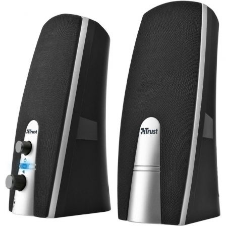 Trust MiLa 2.0 Speaker Set Preto, Prateado Com fios 5 W