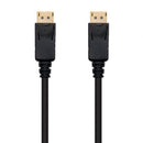 Nanocable 10.15.2300 cabo DisplayPort 0,5 m Preto