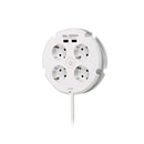MÚLTIPLA BASE COMBI 4 SAÍDAS + 2 USB