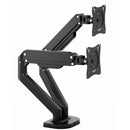 SUPORTE DE SECRETÁRIA FULL-MOTION PARA DUPLO MONITOR 13-32" BLAC