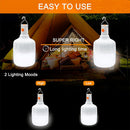 LÂMPADA LED PORTÁTIL RECARREGÁVEL, BRANCA, 500 LM, IP44, 2 UN
