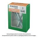 CAIXA M 5 UNID. ESCÁPULA ROSCA ZINC 5,0X90MM FADIX