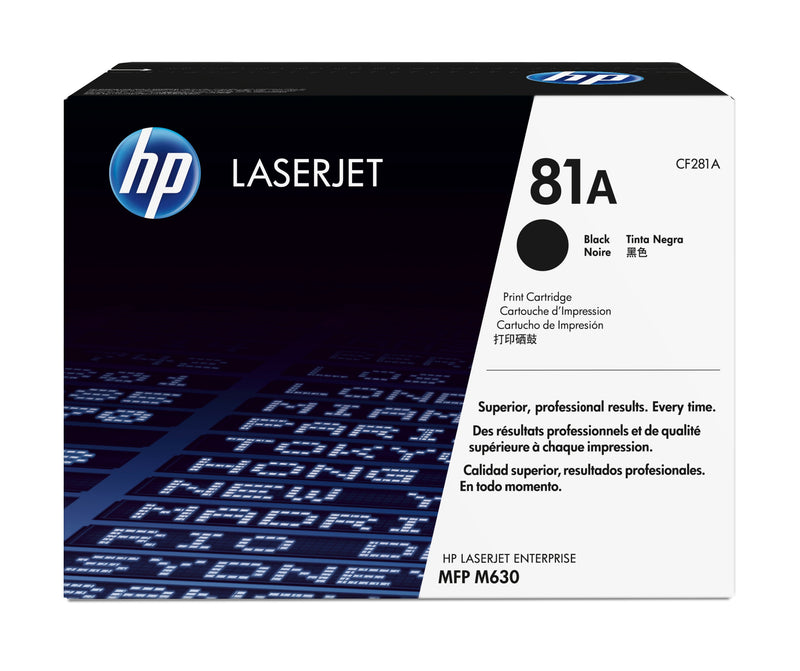 HP Toner LaserJet Original 81A Preto