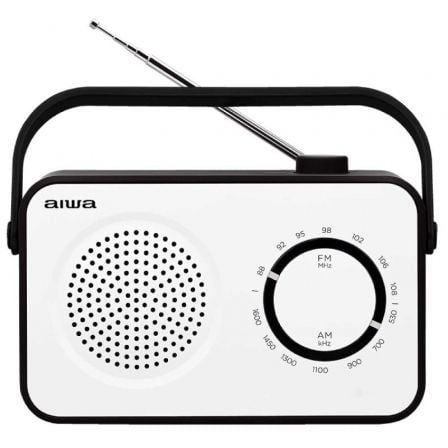 RADIO PORTATIL AIWA R190BW AM/FM ALTAVOZ 4" BLANCO