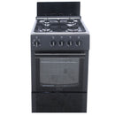 JUNEX FOGAO 50X50CM 4GAS BUT ESTUFA PRETO