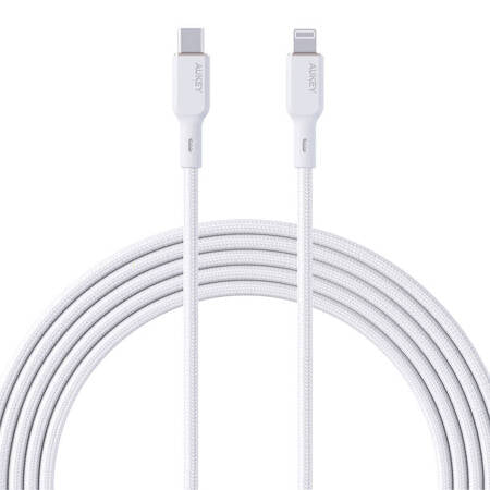 CABO AUKEY CB-NCL2 USB-C PARA LIGHTNING 1,8 M (BRANCO)