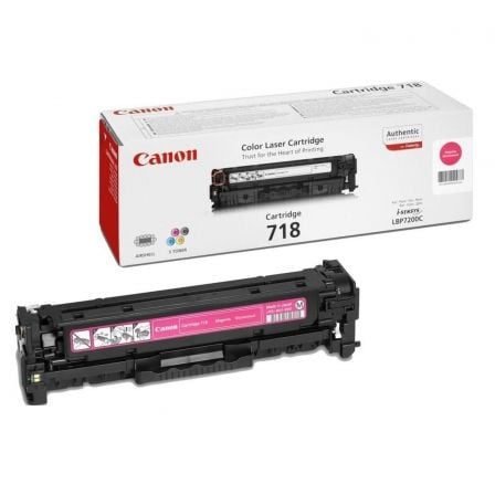 Canon CRG-718 M toner 1 unidade(s) Original Magenta