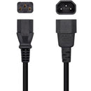 AISENS A132-0466 cabo de energia Preto 3 m Acoplador C13 Acoplado