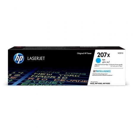 HP Toner LaserJet Original 207X Ciano de elevado rendimento