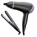 PACK SECADOR + ALISADOR DE CAABELO REMINGTON D3016GP