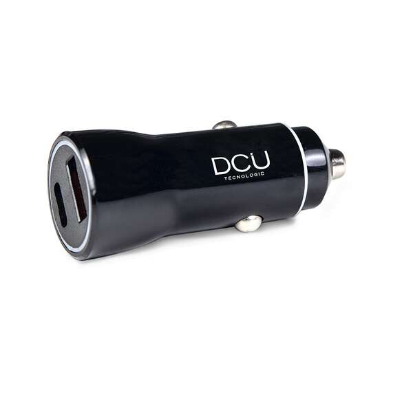 CARGADOR DCU COCHE 1XUSB C 1XUSB A DE 18W