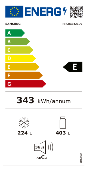 SAMSUNG - SIDE BY SIDE RH68B8521S9/EF