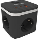 REGLETA CON INTERRUPTOR FELLOWES 3 TOMAS DE CORRIENTE 1 USB - 2 U