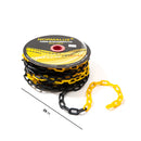 CORRENTE PLÁSTICO AMARELO E PRETO, 25M