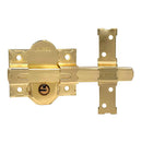 TRINCO DE SOBREPOSIÇÃO CRR11 86L/50MM LATÃO ACETINADO