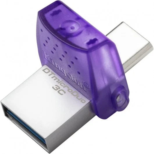 PEN DRIVE KINGSTON 64GB DATATRAVELER MICRODUO 3C USB 3.2  DUAL-TY