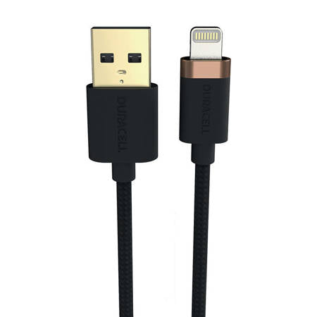 Duracell USB7012A cabo Lightning Preto