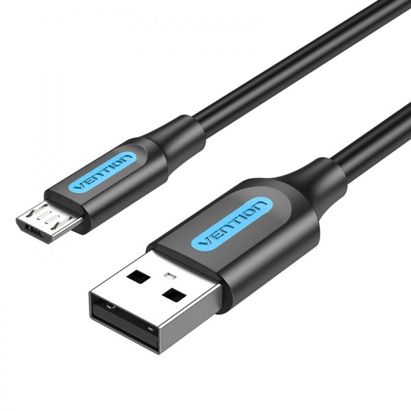 Vention COLBH cabo USB 2 m USB 2.0 USB A Micro-USB B Preto