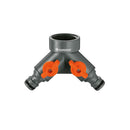 DISTRIBUIDOR DUPLO PARA TORNEIRAS 21MM (1/2´´) 26,5MM (3/4´´) 3