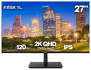 MONITOR NILOX 27" IPS 120 HZ HDMI DP 2560 X 1440