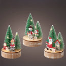 FIGURA DECORATIVA COM MOTIVOS NATALÍCIOS COM LED, MODELOS SORTIDO