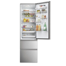 FRIGORÍFICO COMBINADO HAIER HTW5620ENMG 205X60 NF INOX 3D
