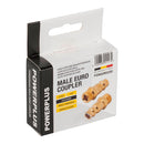 CONECTORES MACHO EURO DE LATÃO, ROSCA MACHO DE ¼ POL, 2 UN