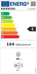 ARCA VERTICAL INFINITON CV-88L8DEK( DEFROST  - DARK INOX  - 80 LI