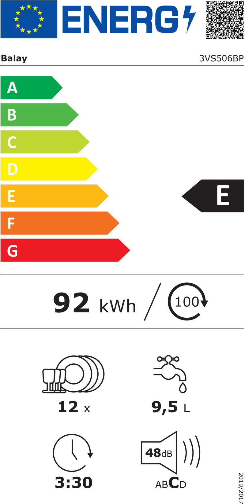 MÁQUINA DE LAVAR LOUÇA BALAY 3-VS-506-BP