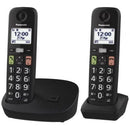 TELEFONO DECT PANASONIC KX-TGU112EXB DUO NEGRO