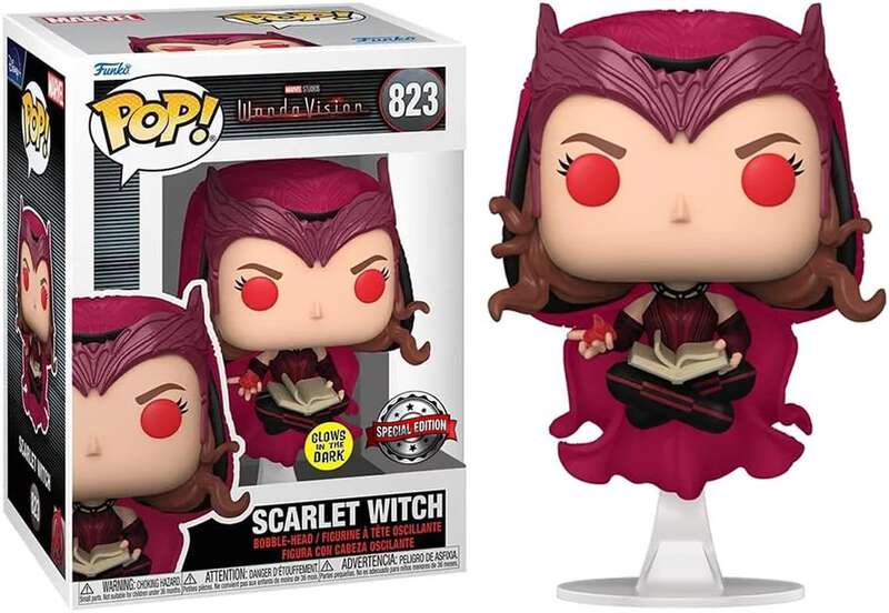 FUNKO POP SCARLET WITCH ED. GLOWS IN THE DARK - MARVEL WANDAVISIO