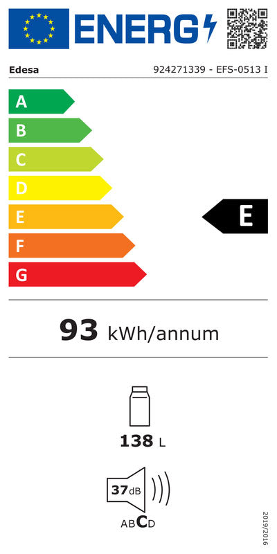 FRIGORÍFICO INTEGRÁVEL EDESA - EFS-0513 I