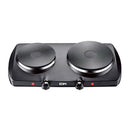COZINHA ELETRICA PRETO 1400W 2 FOGOS CE/A13 EDM