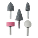 CABEÇAS DE REBOLO MINI, HASTE Ø6 MM, JOGO 5 PEÇAS